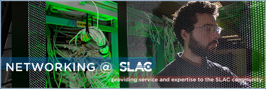 IT Network Support at SLAC Welcome Graphic